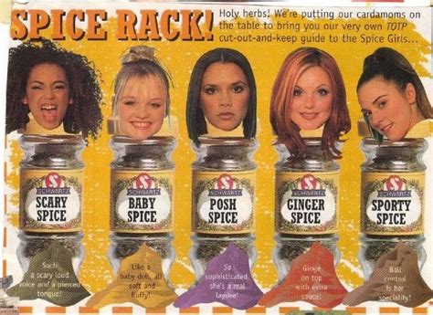 spice girls names and faces